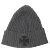 Bonnet en cachemire avec Cross Patch Chrome Hearts Plus Bonnet en cachemire avec Cross Patch Chrome Hearts Plus