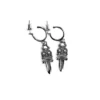 Boucles d’oreilles créoles en forme de Dagger Boucles d’oreilles créoles en forme de Dagger