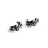 Boucles d&rsquo;oreilles créoles larges CH Plus (petites)