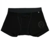 Boxer en coton noir Chrome Hearts avec détails ton sur ton noirs Boxer en coton noir Chrome Hearts avec détails ton sur ton noirs