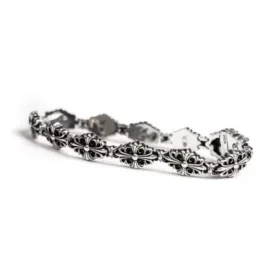 Bracelet Babyfat à motif croix fleur