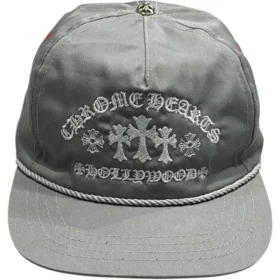 Casquette 5 panneaux Chrome Hearts Gas Station Grise