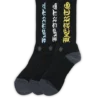 Chaussettes Chrome Hearts bleues, blanches et jaunes