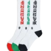 Chaussettes Chrome Hearts rouges, vertes et noires Chaussettes Chrome Hearts rouges, vertes et noires