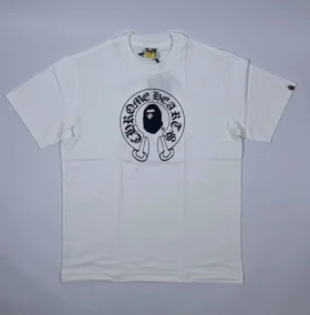 Chemise Bape X Chrome Hearts blanche