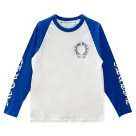 Chemise Chrome Heart bleue et blanche