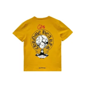 Chemise Chrome Hearts jaune