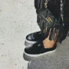 Chrome Hearts Dagger Slip on Horse Hair Shoe Chrome Hearts Dagger Slip on Horse Hair Shoe