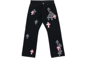 chrome hearts jeans croix multicolores 1 280x187 - Chrome Hearts Jeans &agrave; croix multicolores