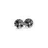 Clou d’oreille boule en forme de croix Clou d’oreille boule en forme de croix