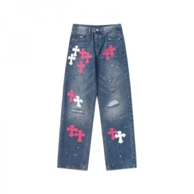 Cross Patch Chrome Hearts Rough Cross pour Jeans