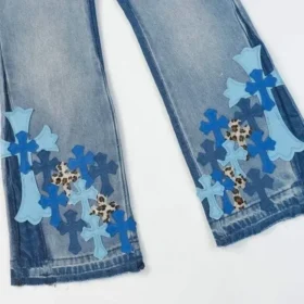 Jean bootcut croisé Chrome Hearts