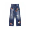 Jean en denim Chrome Hearts Blue Cross Jeans