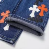 Jean en denim Chrome Hearts Blue Cross Jeans
