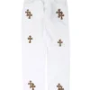 Jeans Chrome Hearts Levi’s à Cross Patch léopard Jeans Chrome Hearts Levi’s à Cross Patch léopard