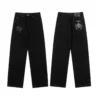 Jeans Chrome Hearts noir