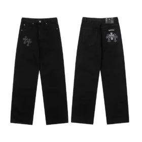 Jeans Chrome Hearts noir