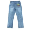 Jeans en denim Chrome Hearts avec inscriptions