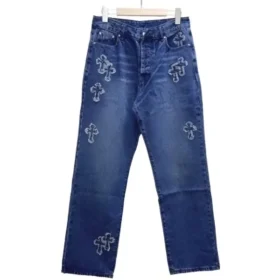 Jeans à fermeture éclair Chrome Hearts