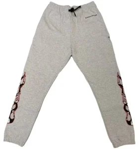 Pantalon de survêtement Chrome Hearts Matty Boy Brain gris chiné