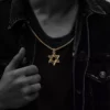 Pendentif Star of David en or 22 carats Pendentif Star of David en or 22 carats
