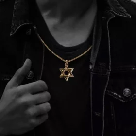 Pendentif Star of David en or 22 carats