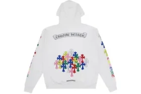 sweat capuche chrome hearts multi color cross cemetery blanc 1 280x187 - Sweat &agrave; capuche Chrome Hearts Multi Color Cross Cemetery blanc