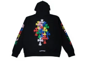Sweat à capuche zippé Ch Script Multicolor Cross Cemetery