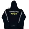 Sweat à capuche zippé Chrome Hearts Aspen noir exclusif