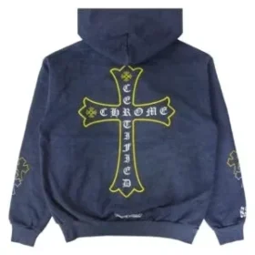 Sweats à capuche bleu Chrome Hearts