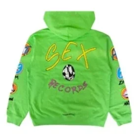 Sweats à capuche Chrome Hearts Green Matty Boy Sex Records