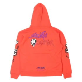 Sweats à capuche Chrome Hearts Hearts Matty Boy Brain rouge