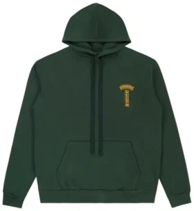 Sweats à capuche Chrome Hearts T Bar vert/or