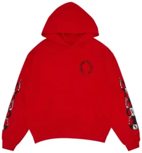 Sweats à capuche Chrome Hearts X Matty Boy Flames Rouge