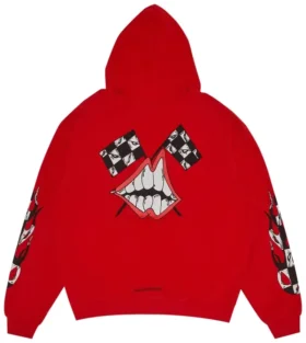 Sweats à capuche Chrome Hearts X Matty Boy Flames Rouge