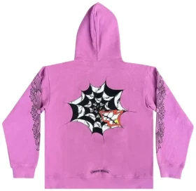 Sweats à capuche Chrome Hearts X Matty Boy Web, violet
