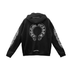 Sweats à capuche zippés Chrome Hearts F**Kyou Horseshoe Floral Sleeve