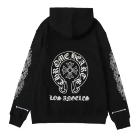 Sweats à capuche zippés Chrome Hearts Los Angeles noir