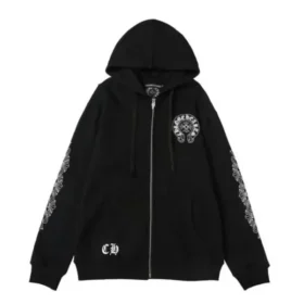 Sweats à capuche zippés Chrome Hearts Los Angeles noir