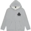 Sweats à capuche zippés Chrome Hearts Triple Leather Cross