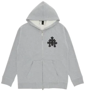 sweats capuche zipps chrome hearts triple leather cross 1 280x298 - Sweats &agrave; capuche zipp&eacute;s Chrome Hearts Triple Leather Cross