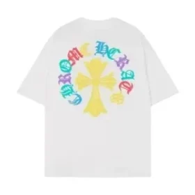 T-shirt blanc Chrome Hearts au logo croix