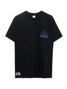 T-shirt Blue Horseshoe Chrome Hearts