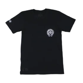 T-shirt Chrome Hearts à Horseshoe multicolore et croix droite