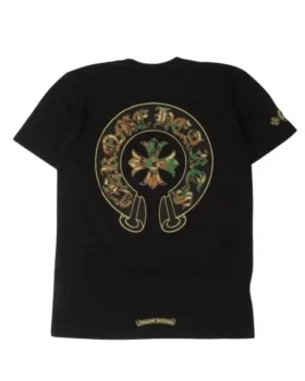 T-shirt Chrome Hearts à poche avec motif Cemetery Cross camouflage