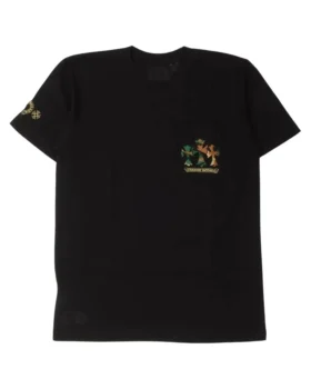 T-shirt Chrome Hearts à poche avec motif Cemetery Cross camouflage