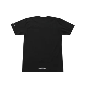 T-shirt à manches courtes Chrome Hearts avec lettres sur le col