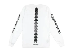 T-shirt à manches longues Chrome Heart blanc