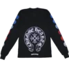 T-shirt à manches longues Chrome Hearts multicolore avec Horseshoe T-shirt à manches longues Chrome Hearts multicolore avec Horseshoe