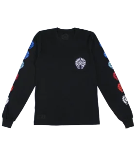 T-shirt à manches longues Chrome Hearts multicolore avec Horseshoe